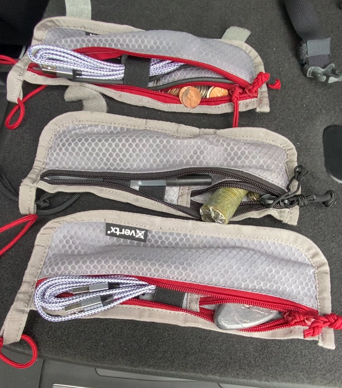 S.O.C.P. LT Overflow Pouch open with gear inside