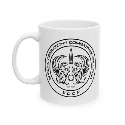 Special Operations Program Ceramic Mug — Tactical Emblem Coffee Cup (11oz, 15oz)