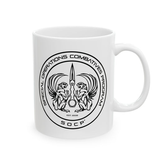 Special Operations Program Ceramic Mug — Tactical Emblem Coffee Cup (11oz, 15oz)
