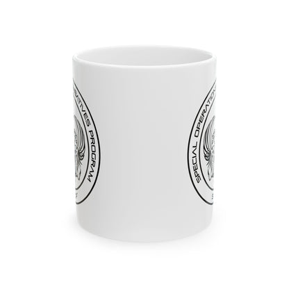 Special Operations Program Ceramic Mug — Tactical Emblem Coffee Cup (11oz, 15oz)