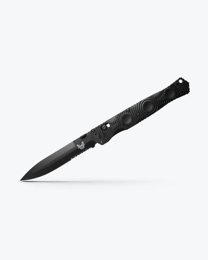 Benchmade 391SBK SOCP Folder tactical folding knife open view