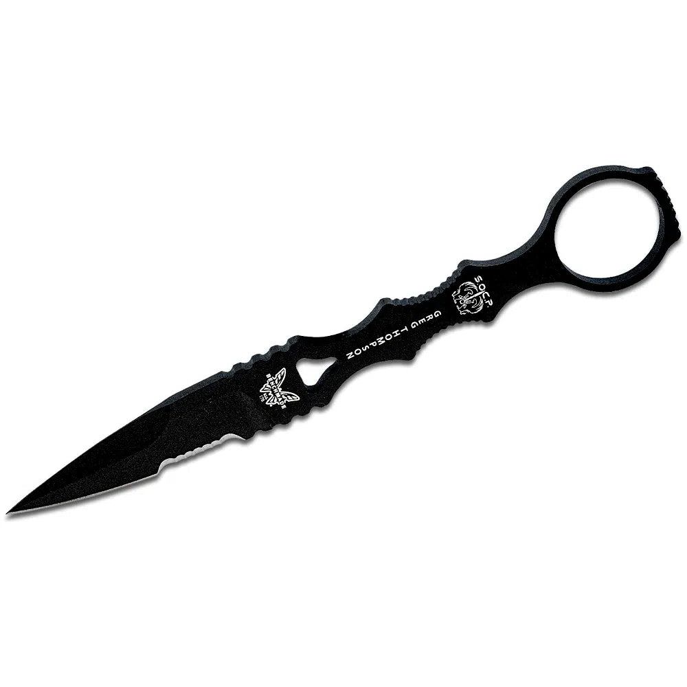 Benchmade SOCP 178SBK skeletonized dagger front view