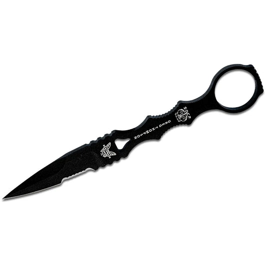 Benchmade SOCP 178SBK skeletonized dagger front view